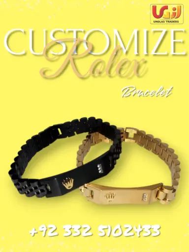 Rolex Bracelet with name logo and design